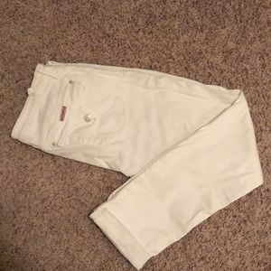 Hudson White Boot Cut Jeans